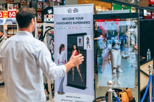 Interactive retail technology innovation at The Party People